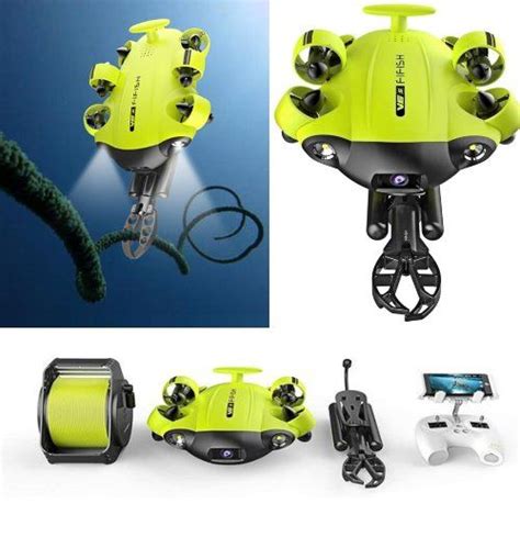 qysea fifish  underwater drone  robotic claw vr control   underwater drone