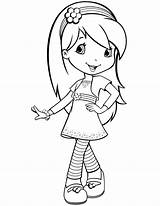 Strawberry Shortcake sketch template