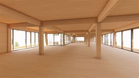 houten vloeren balken kolommen en wanden building concept building stairs