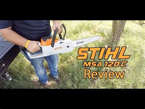 stihl msa   chainsaw review lithium battery powered tool  chainsaw features youtube