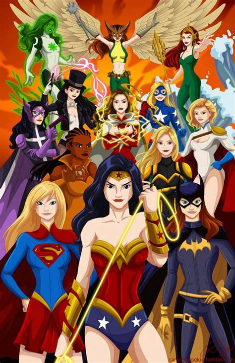 All Female Justice League Girl Superhero Comics Girls Superhero
