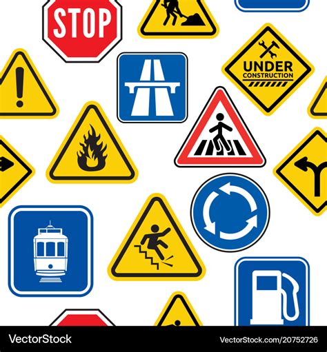 traffic signs vector