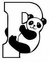 Panda Coloring Pages Kids Color Printable Animals Colouring Cute Animal Letter Pandas Birthday Print Sheet Cartoon Bear Hanging Gif Letters sketch template