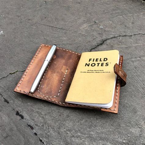 leather field note cover etsy field notes cover field notes