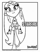 Starfire Titans Draw Drawittoo sketch template