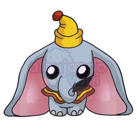 Dumbo Kawaii Dibujando Con Vani