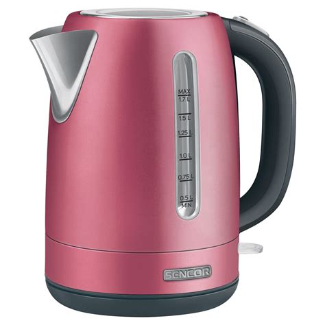 sencor swkrd stainless electric kettle  red walmartcom