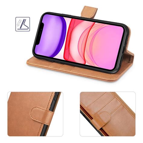 tucch iphone  wallet case iphone  leather case folio flip cover  rfid blocking stand
