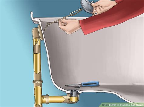 bathtub pop  drain assembly diagram     remove  complete bathtub drain