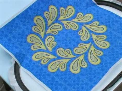 machine embroidery applique  youtube