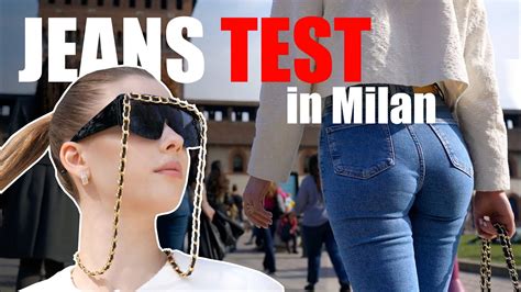 Tight Jeans Stress Test Walking In Milan Try On Haul Youtube