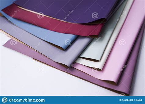 colorful sheets  paper   white background stock photo image