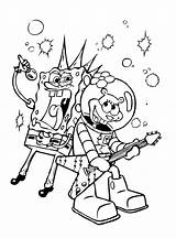 Coloring Spongebob Pages Birthday Large sketch template