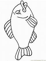 Fish Coloring Pages Preschool Colouring Sheets Clipart Simple Clip Animals Sheet Fishing Book Cliparts Outlines Children Printable Print Library Clipartbest sketch template