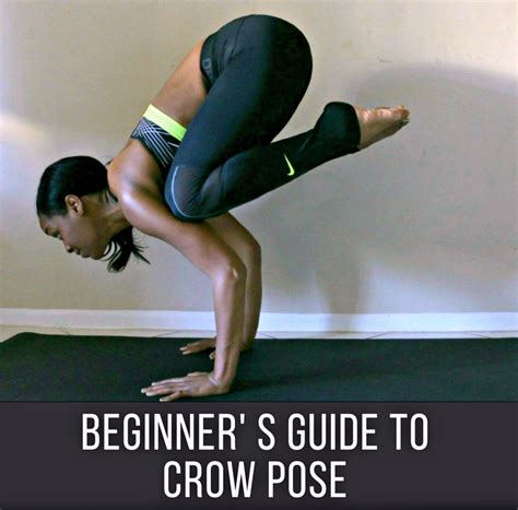 crow pose tutorial  yoga beginners   easy yoga workouts