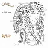 Drake Coloring Printable Fira Tangles Etsy Fairy Burnell Norma Pages Book Digi sketch template