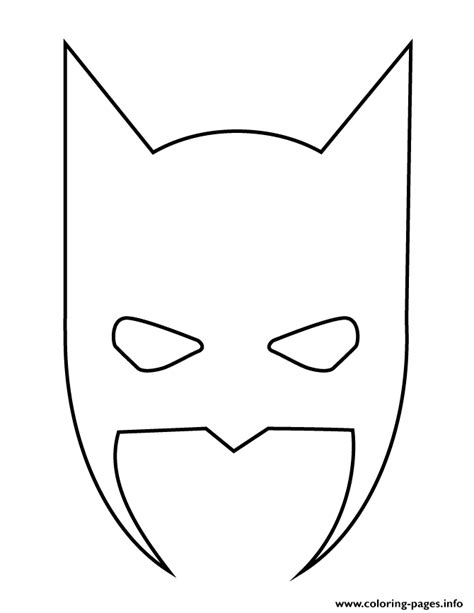 print batman mask halloween stencil coloring pages batman mask
