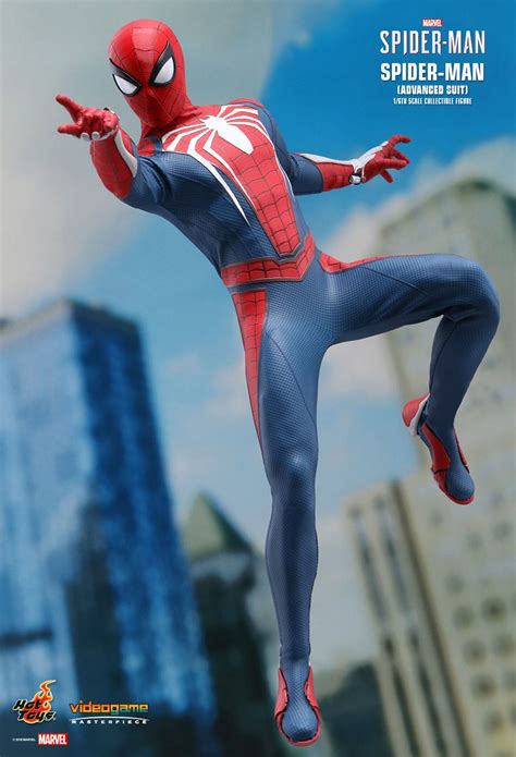 hot toys spider man game figure swings  action  nerdy