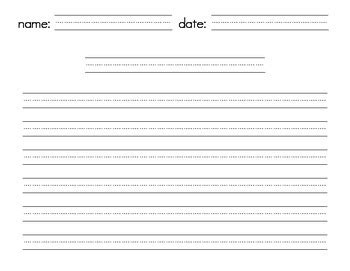 lined papers writing template landscape  connor jeon tpt