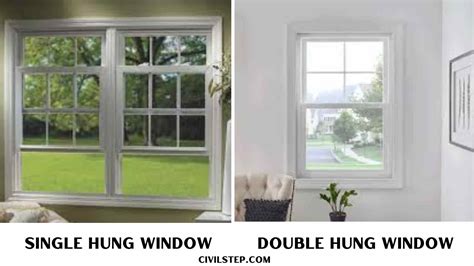 comparing single hung  double hung windows civilstep