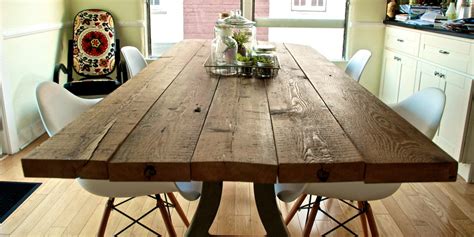 diy reclaimed wood table  aspirational hipster