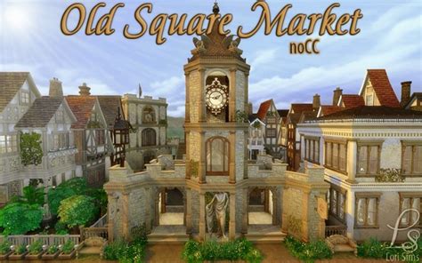 square market  oloriell  mod  sims sims  updates