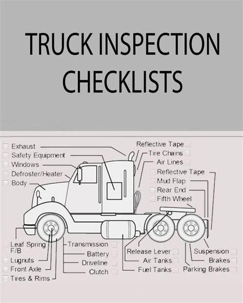 truck inspection checklists  diesel truck centre issuu