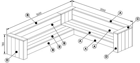 bouwtekening steigerhouten hoekbank nodig bekijk hier een goede
