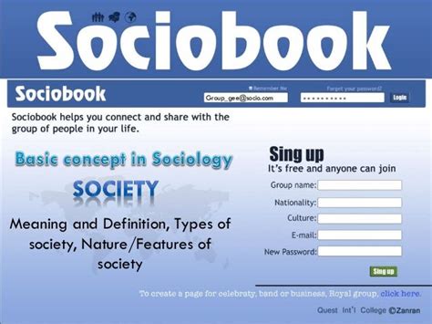 basic concept  sociology society