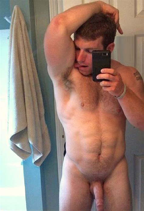 muscled guy showing his juicy dick nude men pics