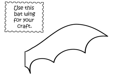 printable bat wing template bat wing pattern cut  printable