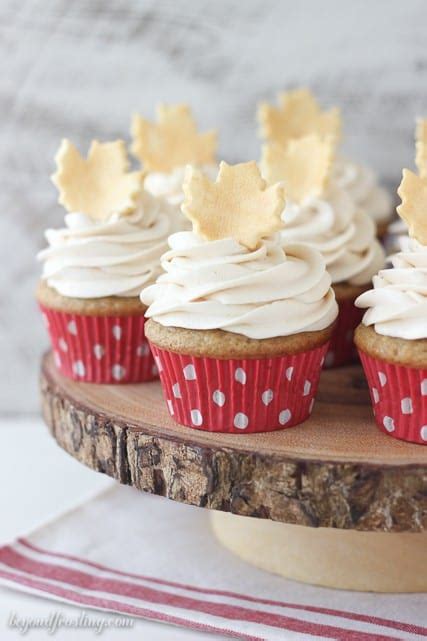 maple pecan cupcakes beyond frosting