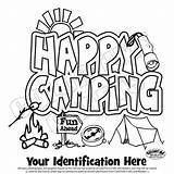 Camping Coloring Pages Scout Girl Scouts Happy Color Activities Printable Kids Party Colouring Slumber Birthday Print Cool Crafts Getcolorings Adults sketch template