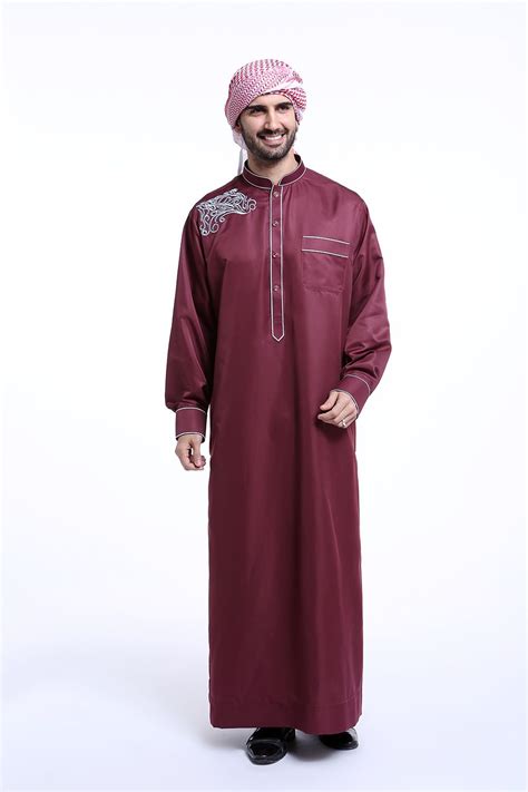 2019 2017 Fashion Men Saudi Style Thobe Thoub Abaya Robe Daffah