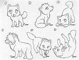 Lineart Adopts Louveteau Cub sketch template