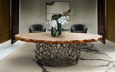 unique wooden dining tables   leave