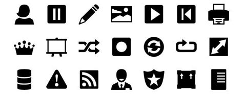 mobile icon set    icons hooedcom