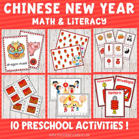 chinese  year preschool  kindergarten mini unit activities