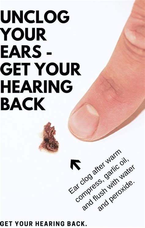 clogged ear    clean   home clogged ears ear