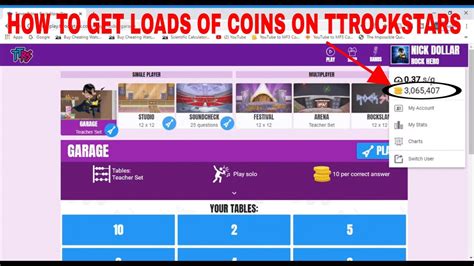 How To Get Loads Of Coins On Ttrockstars Youtube