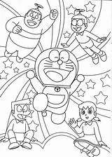 Doraemon Coloring Pages Book Print Movie sketch template