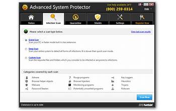 Advanced System Protector screenshot #1