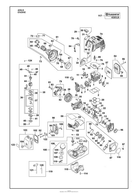 husqvarna  ls   parts diagram  engine