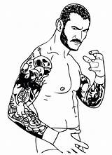 Wwe Coloring Pages Kids Printable Getcolorings Print Color sketch template