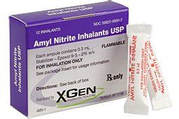 amyl nitrite ampoules  ml mfg   gen pharm
