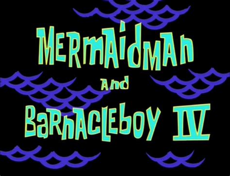 mermaid man  barnacle boy iv encyclopedia spongebobia fandom powered  wikia