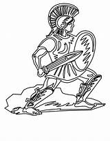 Romano Soldado Colorir Desenhar Roman Um Tudodesenhos sketch template