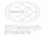 Coloring Pages Steelers Football Logo Nfl Printable Sport Pittsburgh Online Info sketch template