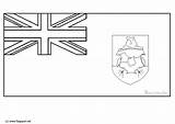 Colorear Fiji Bermudas Bandera Bermuda sketch template