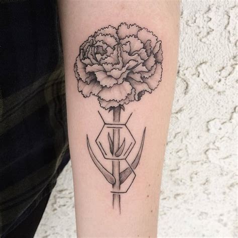 january birth flower tattoo best tattoo ideas